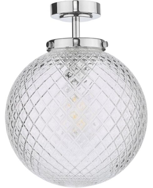 Där Lighting WAY0150 - Plafoniera da bagno WAYNE 1xE27/40W/230V cromo