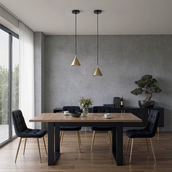Brilagi - Lampadario a cavo CONE SINGLE 1xGX53/15W/230V oro
