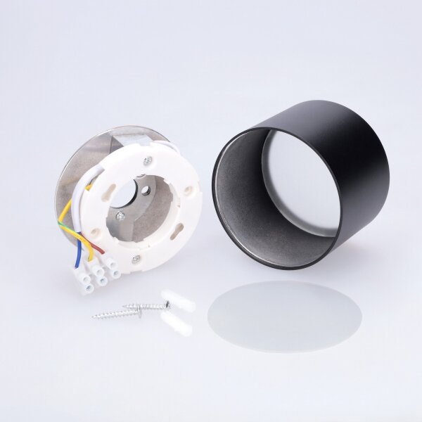 Brilagi - Faretto da bagno SMOOTH 1xGX53/15W/230V nero IP65