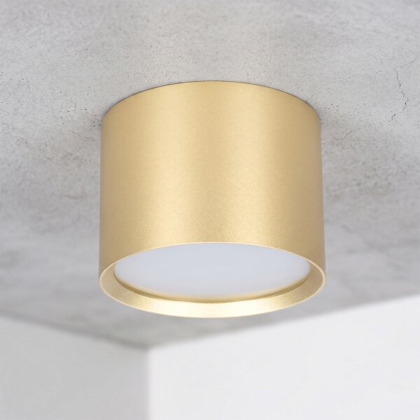Brilagi - Faretto da bagno SMOOTH 1xGX53/15W/230V dorato IP54