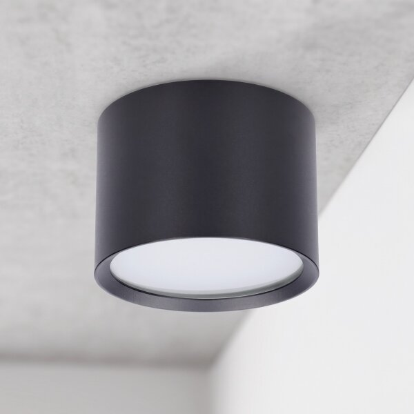 Brilagi - Faretto da bagno SMOOTH 1xGX53/15W/230V nero IP65