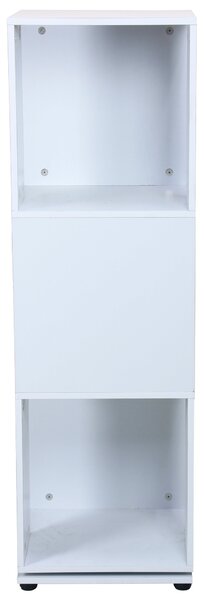 Libreria Modulare 34x34x108 cm in Pannello Truciolare Bianco