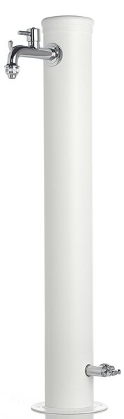 Fontana da Giardino con Doppio Rubinetto Belfer 42/ARR Bianco