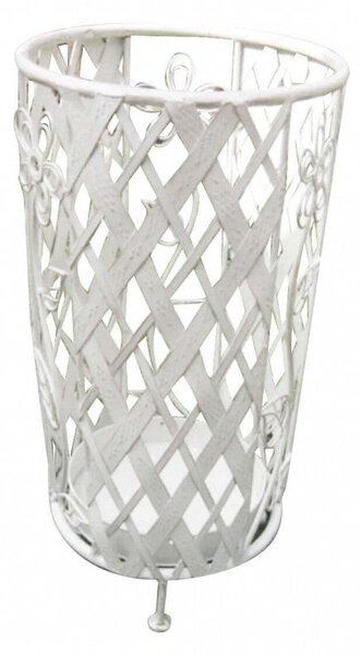 Portaombrelli Brigitte Ø25x46 h cm in Acciaio Bianco