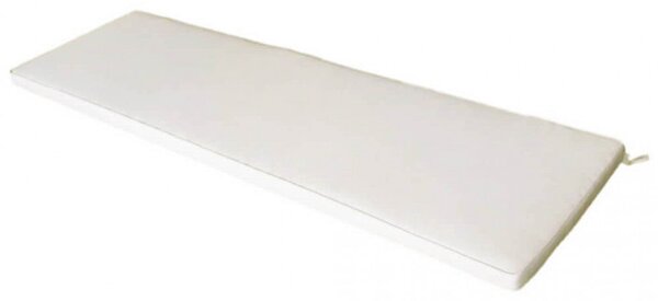 Cuscino Real 150x45x4 cm in Poliestere Ecrù