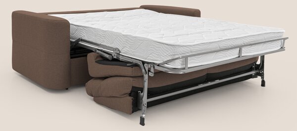 Cupido Divano letto materasso H18 cm e schienale alto in tessuto imper