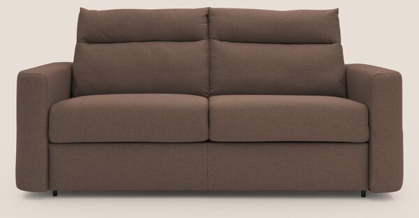 Cupido Divano letto materasso H18 cm e schienale alto in tessuto imper