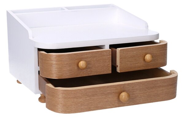 Portagioie in legno marrone cm 20x19xh13