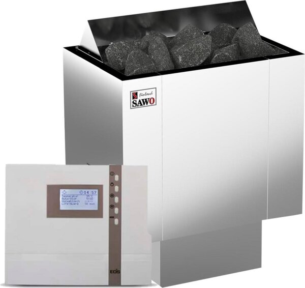 Set di stufe per sauna Sawo Nordex NRX 9 kW con EOS ECON D4