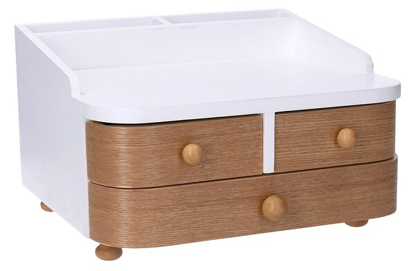 Portagioie in legno marrone cm 20x19xh13