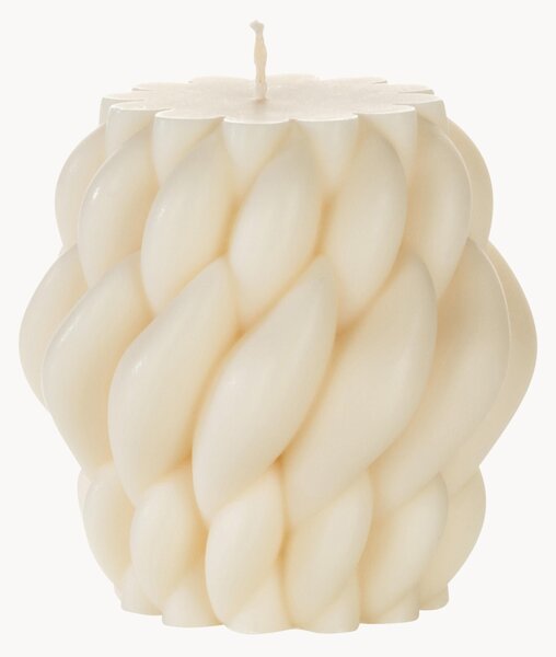 Candela di design fatta a mano Karla, alt. 9 cm