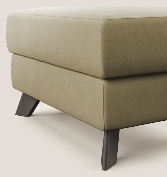 Moon Pouf contenitore e piedini alti in microfibra impermeabile T11 be