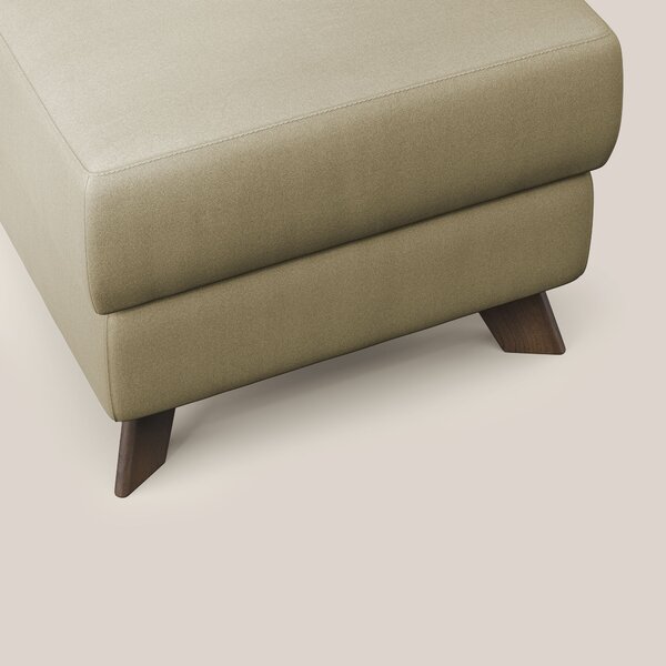 Moon Pouf contenitore e piedini alti in microfibra impermeabile T11 be