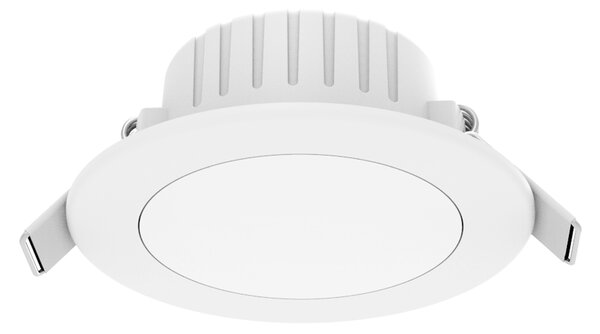 Faretto fisso da incasso tondo Flatxs bianco, diam. 8.5 cm Modulo LED 3W IP20 INSPIRE