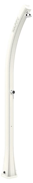 Doccia Solare da Esterno Giardino 23L Miscelatore Arkema Happy Bianco
