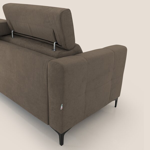 Gardenia divano letto materasso alto 18 cm con poggiatesta reclinabili
