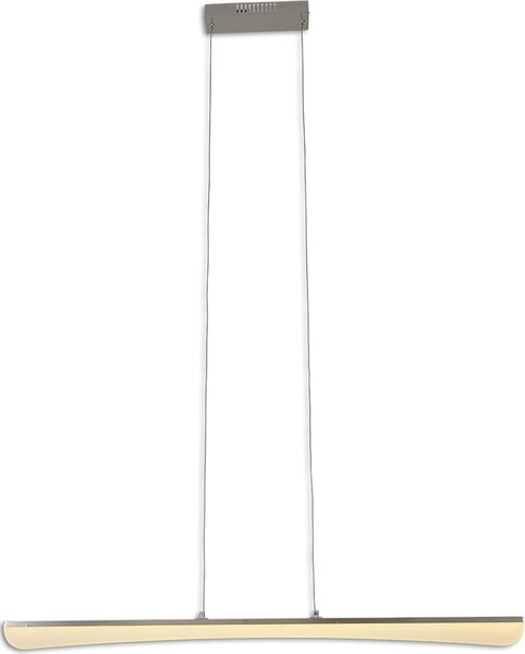 Lampada a sospensione a LED Bones 2 / cromo