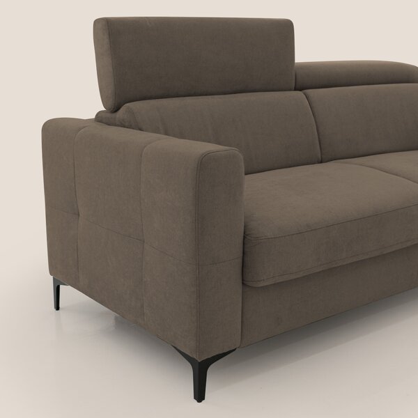 Gardenia divano letto materasso alto 18 cm con poggiatesta reclinabili