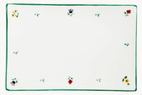 Piatto da portata fatto a mano Streublumen