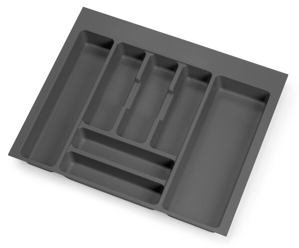 Portaposate Optima Vertex 500mm Plastica Grigio Emuca