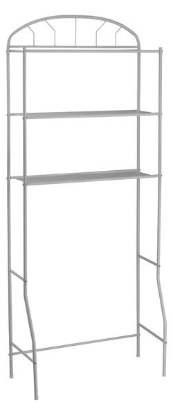 Scaffale Sopra Lavatrice Salvaspazio 69x32x170 cm in Metallo Bianco