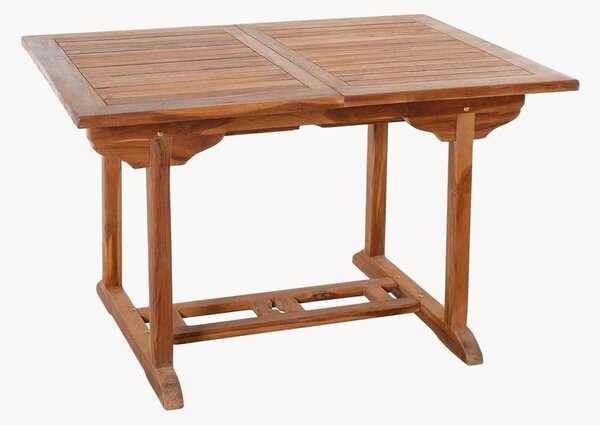 Tavolo da giardino in legno di teak con foro per ombrellone Maeva