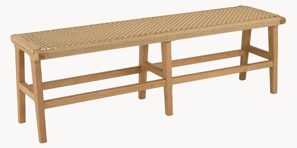 Panca da giardino in legno di teak Valeria
