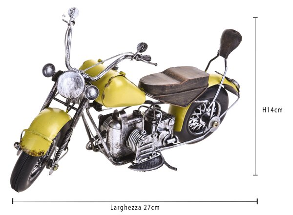Moto Harley Metallo 27 cm