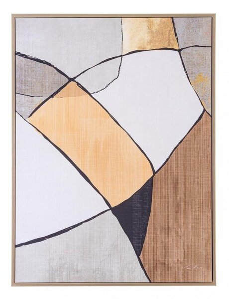 Quadro con Cornice Gallery 040 60x3,2x80 cm in Stampa su Tela