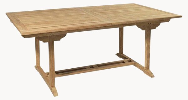 Tavolo da giardino in legno di teak con foro per ombrellone Fun
