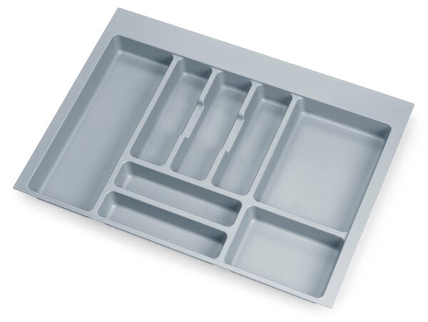 Portaposate per Cassetti 70 cm in Plastica Emuca Optima Grigio