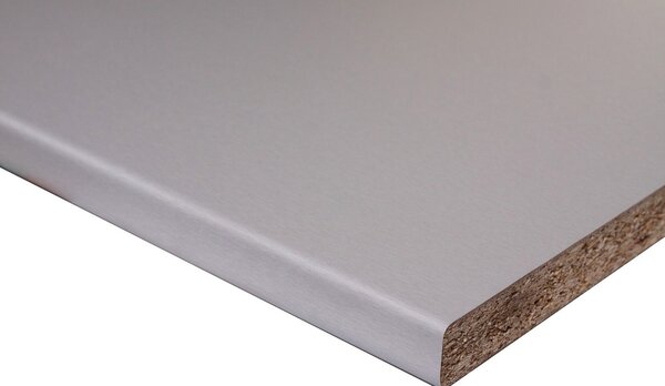 Piano di lavoro in legno alluminio L 208 x P 60 cm, spessore 2.8 cm