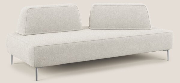 Newton divano modulare con schienali movibili T07 bianco