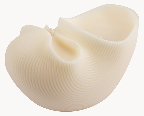 Portacandele fatto a mano Shell, alt. 16 cm