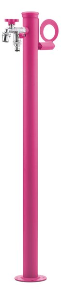 Fontana da Giardino con Doppio Rubinetto Belfer 42/SRR Ciclamino