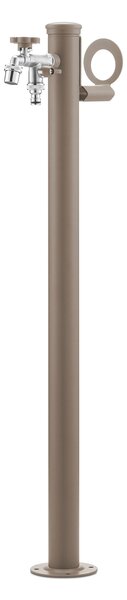 Fontana da Giardino con Doppio Rubinetto Belfer 42/SRR Tortora