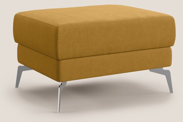 Star Pouf con piedini alti in microfibra impermeabile T11 giallo
