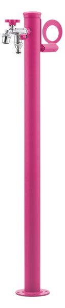 Fontana da Giardino con Doppio Rubinetto Belfer 42/SRR Ciclamino