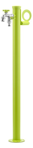 Fontana da Giardino con Doppio Rubinetto Belfer 42/SRR Verde Acido
