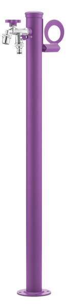Fontana da Giardino con Doppio Rubinetto Belfer 42/SRR Viola