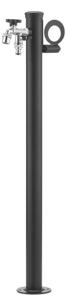Fontana da Giardino con Doppio Rubinetto Belfer 42/SRR Antracite