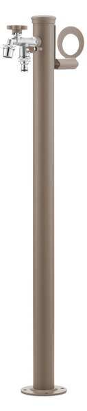Fontana da Giardino con Doppio Rubinetto Belfer 42/SRR Tortora