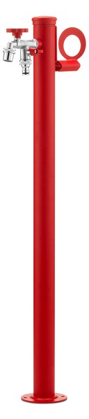 Fontana da Giardino con Doppio Rubinetto Belfer 42/SRR Rosso
