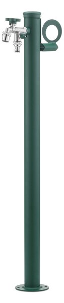 Fontana da Giardino con Doppio Rubinetto Belfer 42/SRR Verde