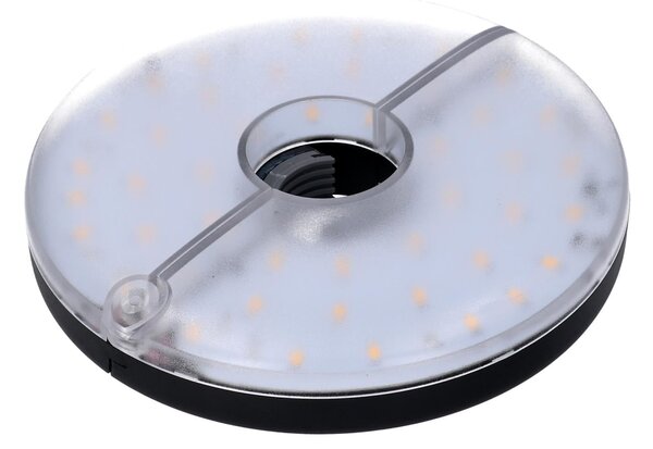 Lampada LED per Ombrellone Ø20xh5 cm a Batteria Trasparente