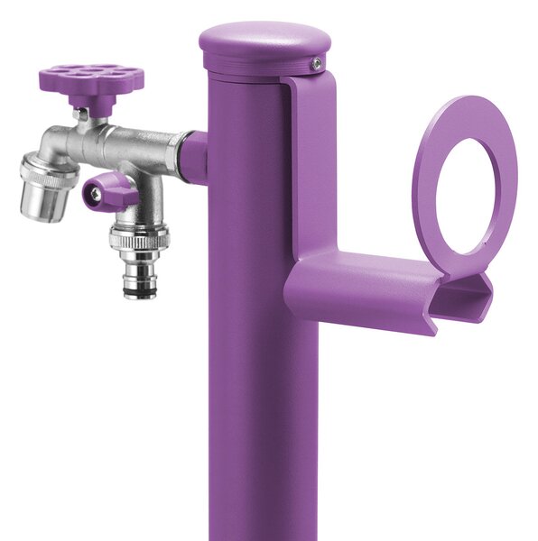 Portatubo per Fontane da Giardino in Acciaio Belfer 42/PGS Viola