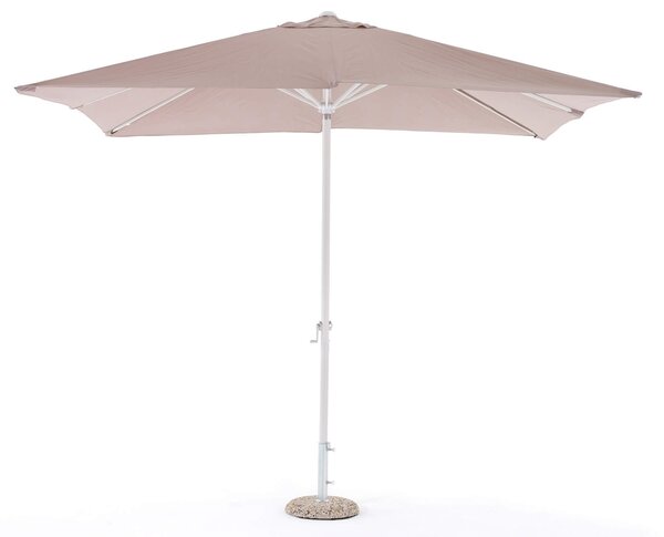 Ombrellone da Giardino 3x3 m Palo Ø48 mm in Alluminio e Poliestere Garden Grigio