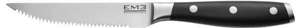 Coltello da Bistecca TEXAS Punta realizzato in acciaio 18/10 Lama Forgiata lunghezza 230mm molto tagliente Lavabile in lavastoviglie Made in Italy