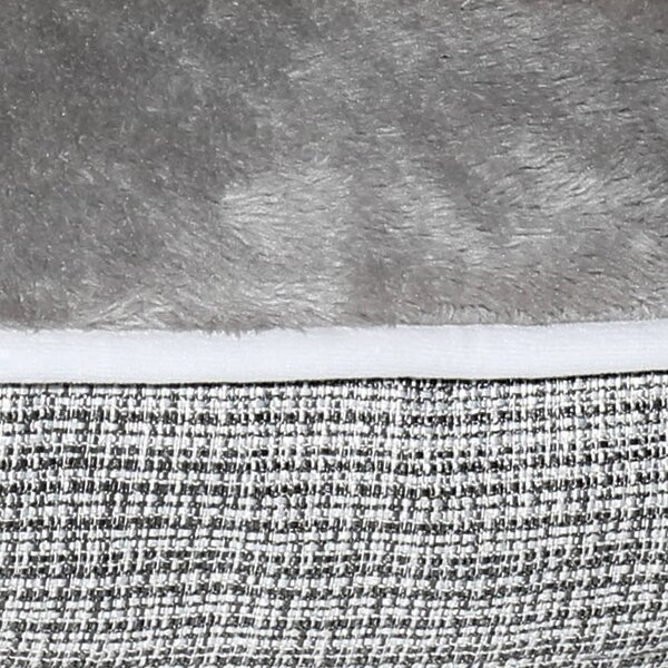 Maxi Cuscino Imbottito per Cani e Gatti 89x65x12cm Grigio Chiaro