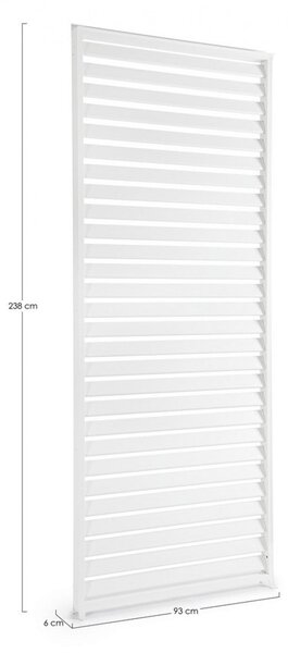 Pannello Frangisole Laterale per Pergola 93x6x238h cm Ocean Bianco